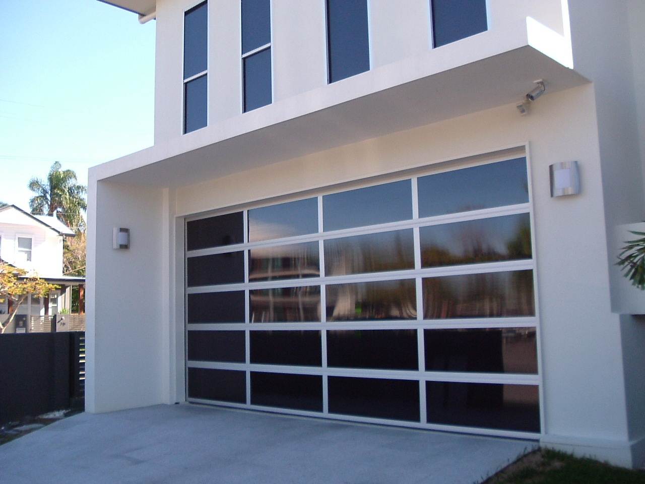 Modern Glass Garage Doors